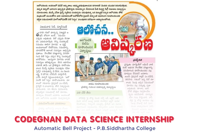 Codegnan data science Internship