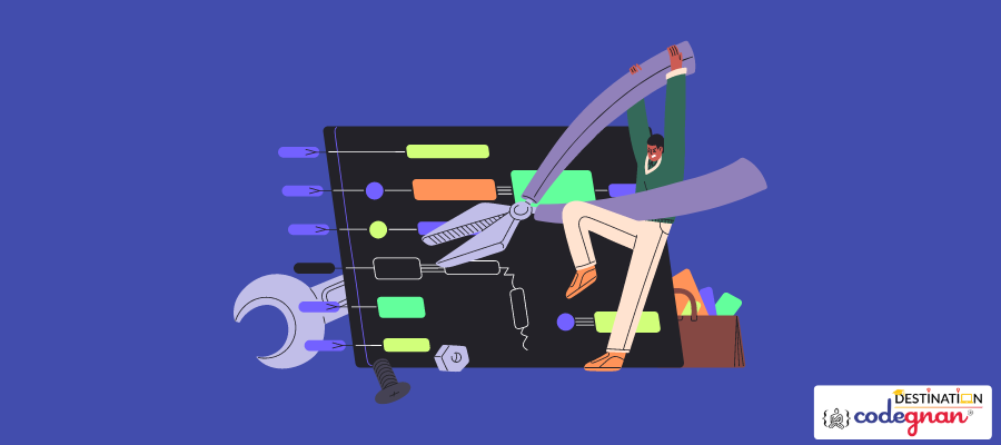 software testing course syllabus illustration by codegnan