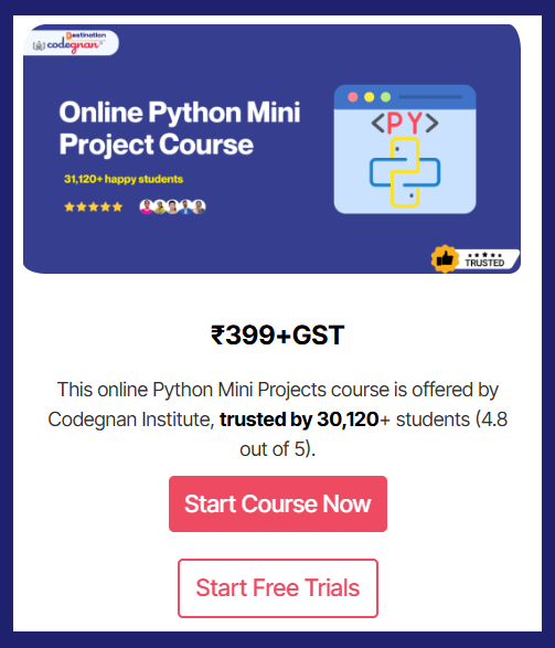 Python Mini Projects