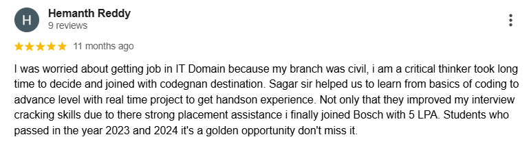 Codegnan Bangalore Review 3