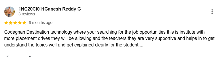 Codegnan Bangalore Review 4