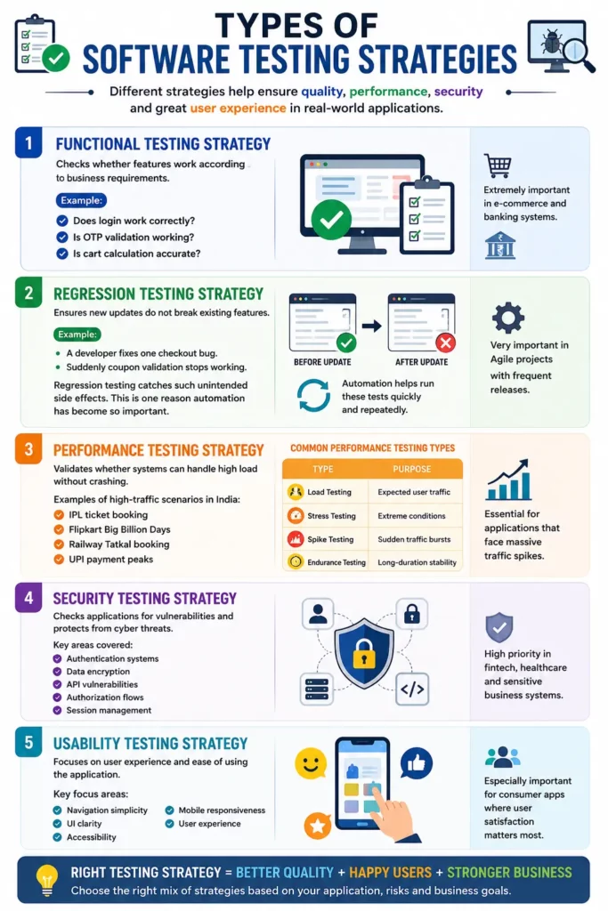 Types of Software Testing Strategies