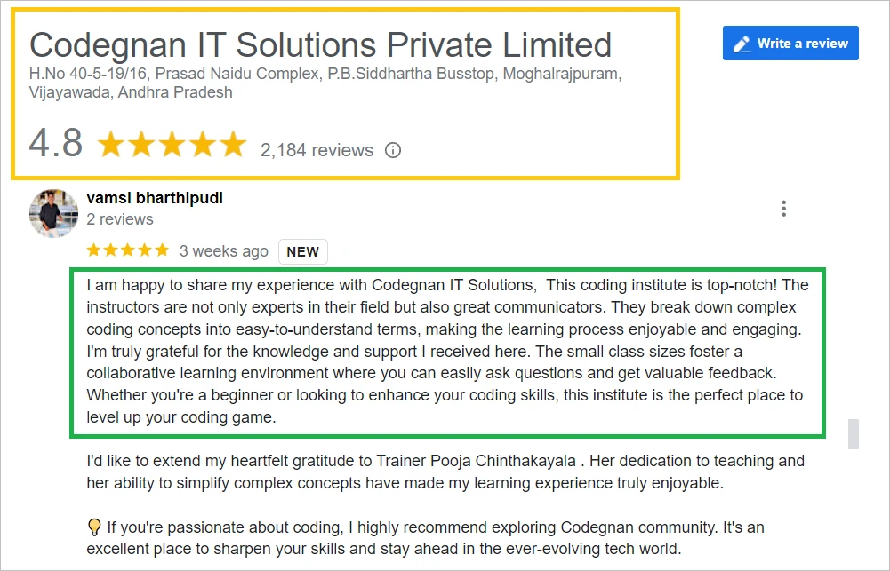 codegnan reviews