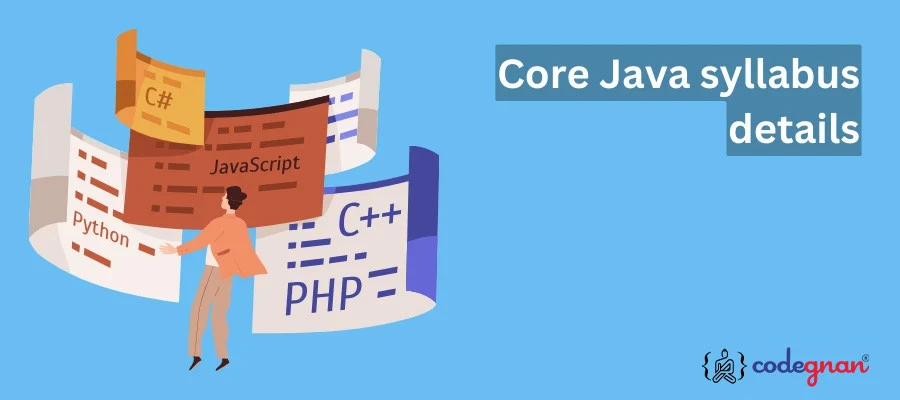 Core Java syllabus details