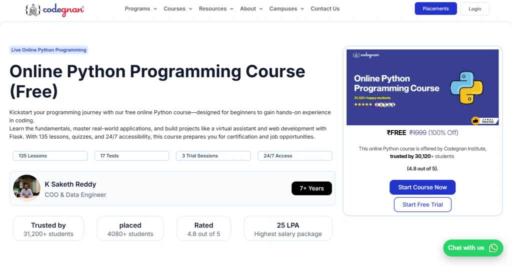 online python programming course