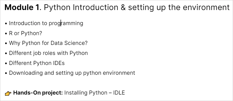 python full stack learning roadmap - first lesson