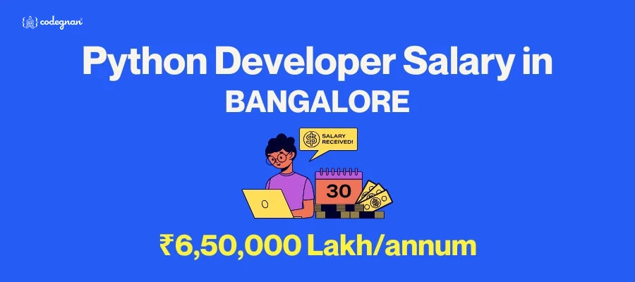 Python Developer salary in Bangalore