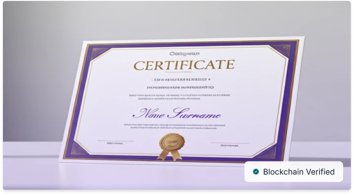 Workshop certificate